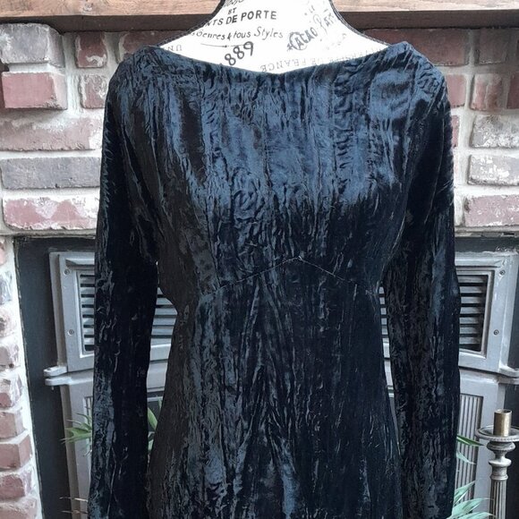 Vintage Bluemarine Crushed Velvet Dress - Picture 2 of 9